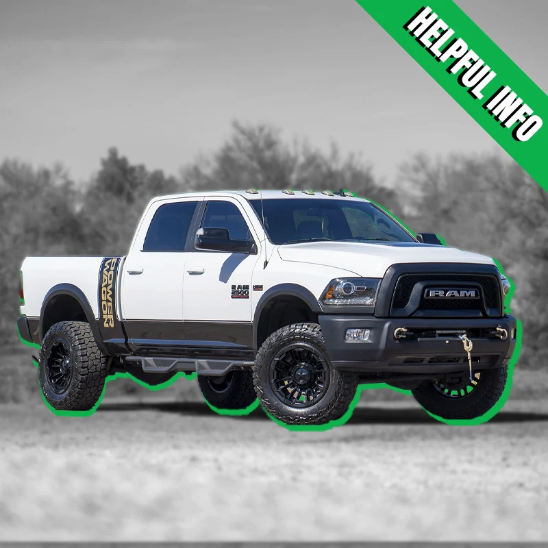 RAM 2500 & 3500 Wheel Offset Guide (2003–Present)