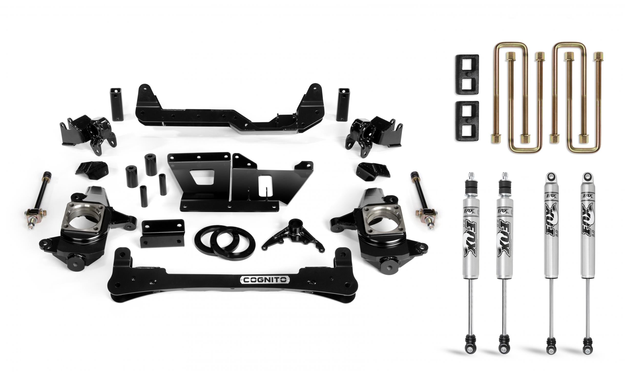 Cognito 110-P0785 4 inch Standard Lift Kit with Fox 2.0 IFP Shocks | 2001-2010 GM Silverado/Sierra 2500HD/3500HD