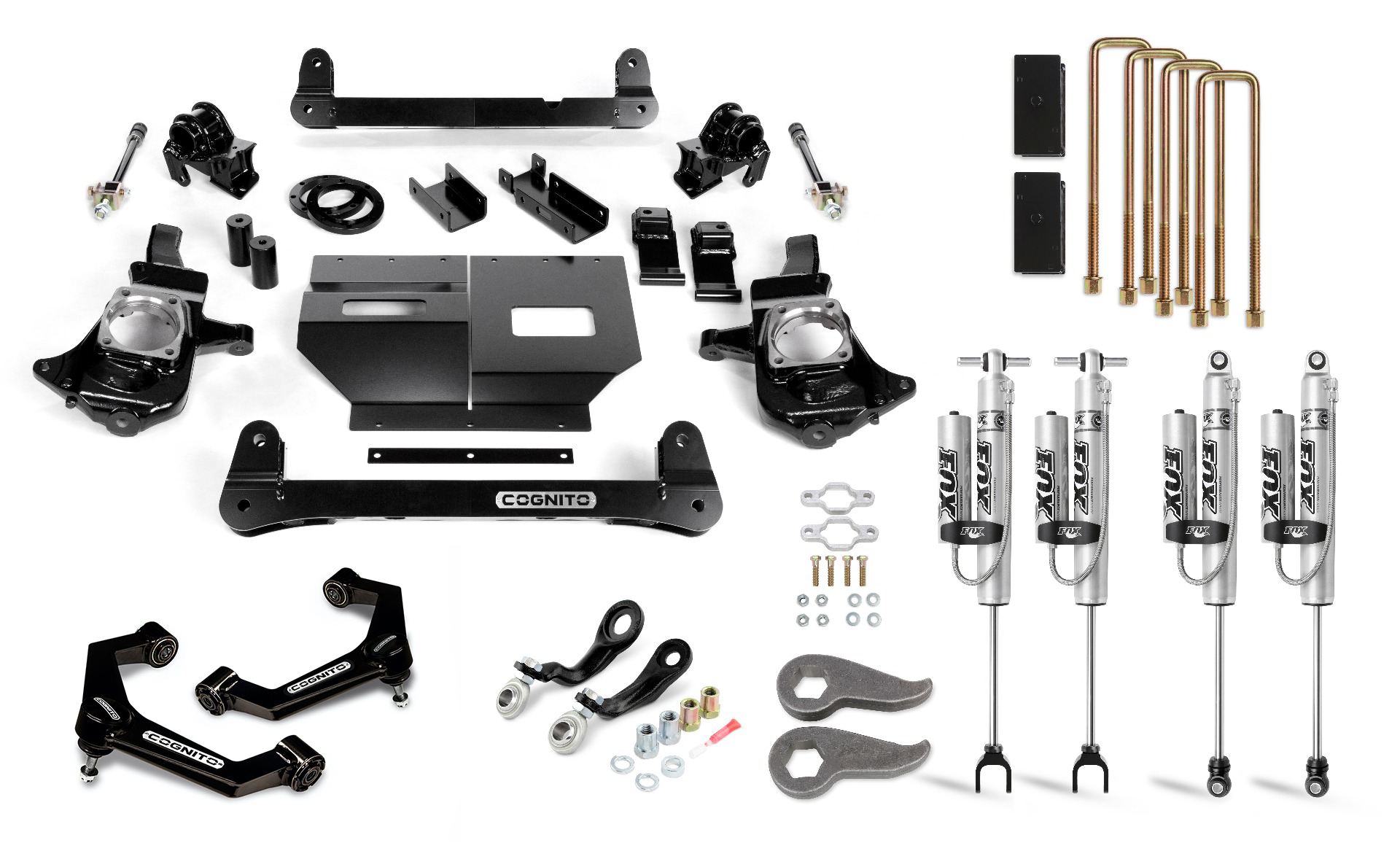 Cognito 110-P0969 6 inch Performance Lift Kit with Fox PSRR 2.0 Shocks | 2011-2019 GM Silverado/Sierra 2500HD/3500HD