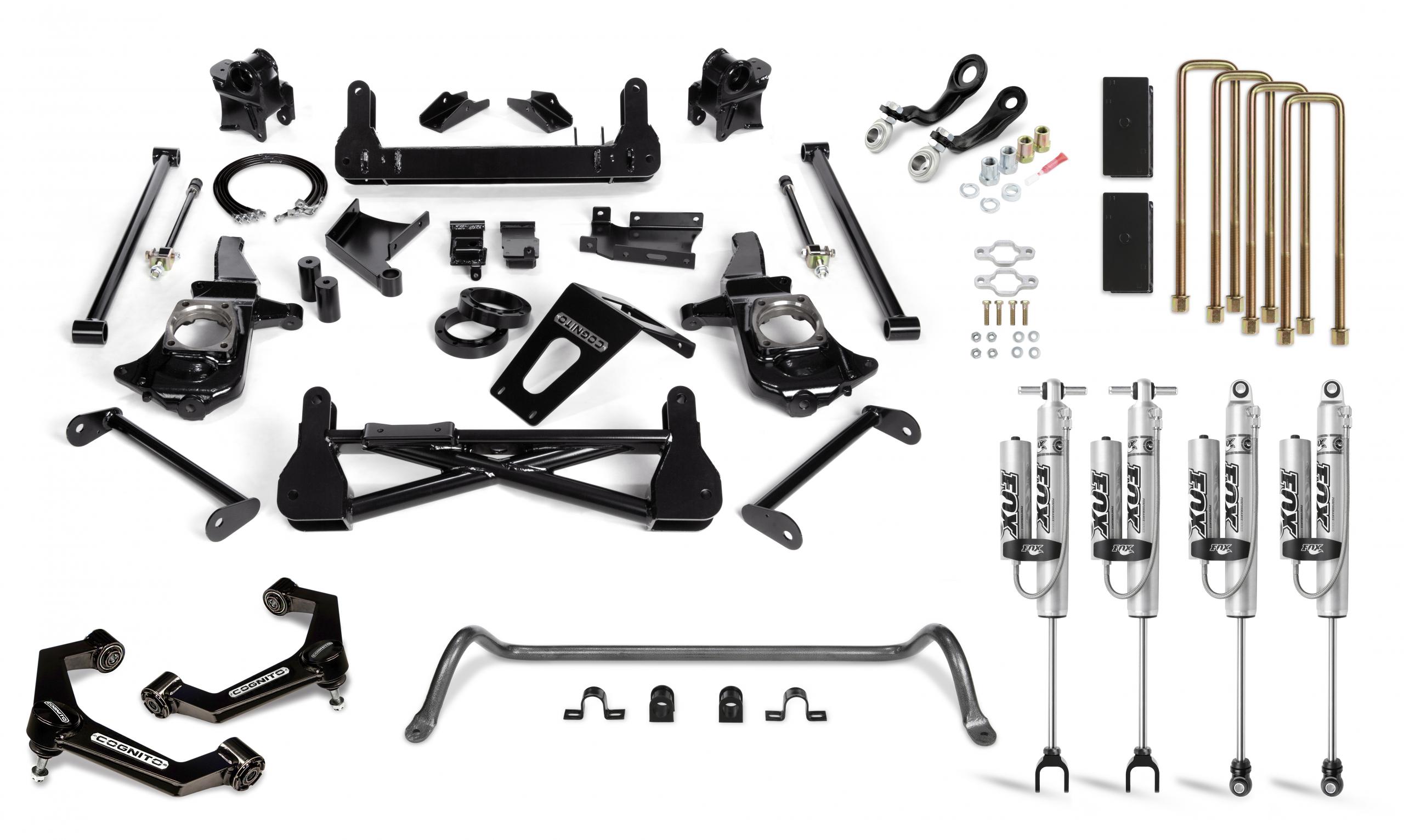 Cognito 110-P0980 7 inch Performance Lift Kit with Fox PSRR 2.0 Shocks | 2011-2019 GM Silverado/Sierra 2500HD/3500HD