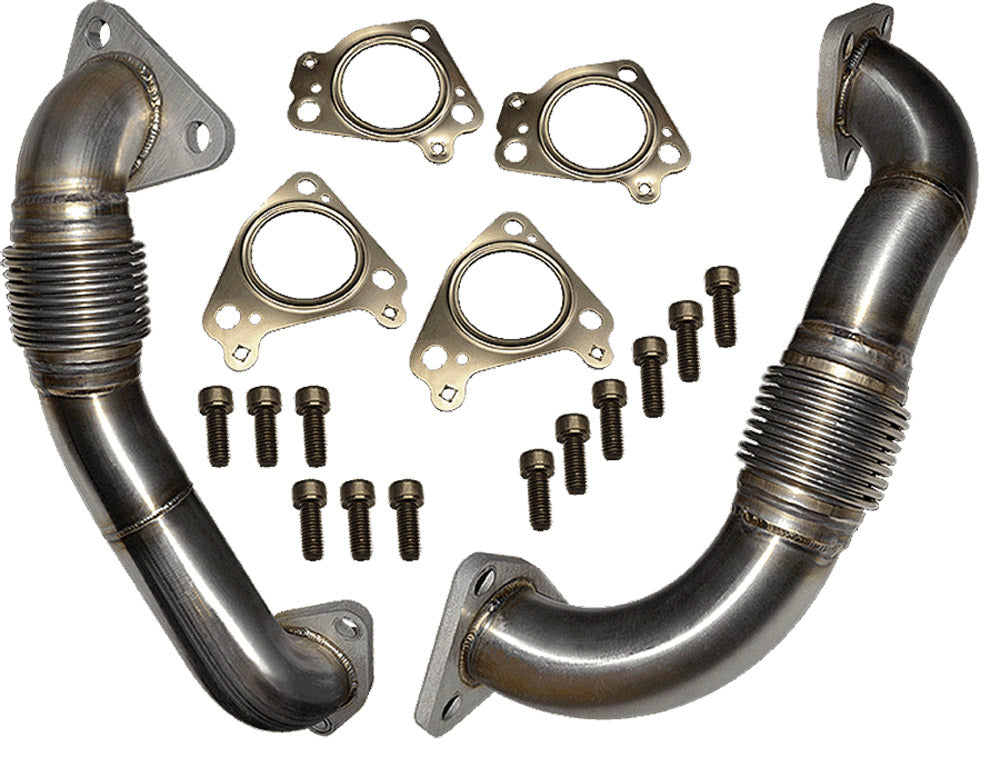 ATS 204-138-4248 Direct Replacement Up-Pipe Kit | 2001-2010 GM Silverado/Sierra 2500HD/3500HD 6.6L Duramax
