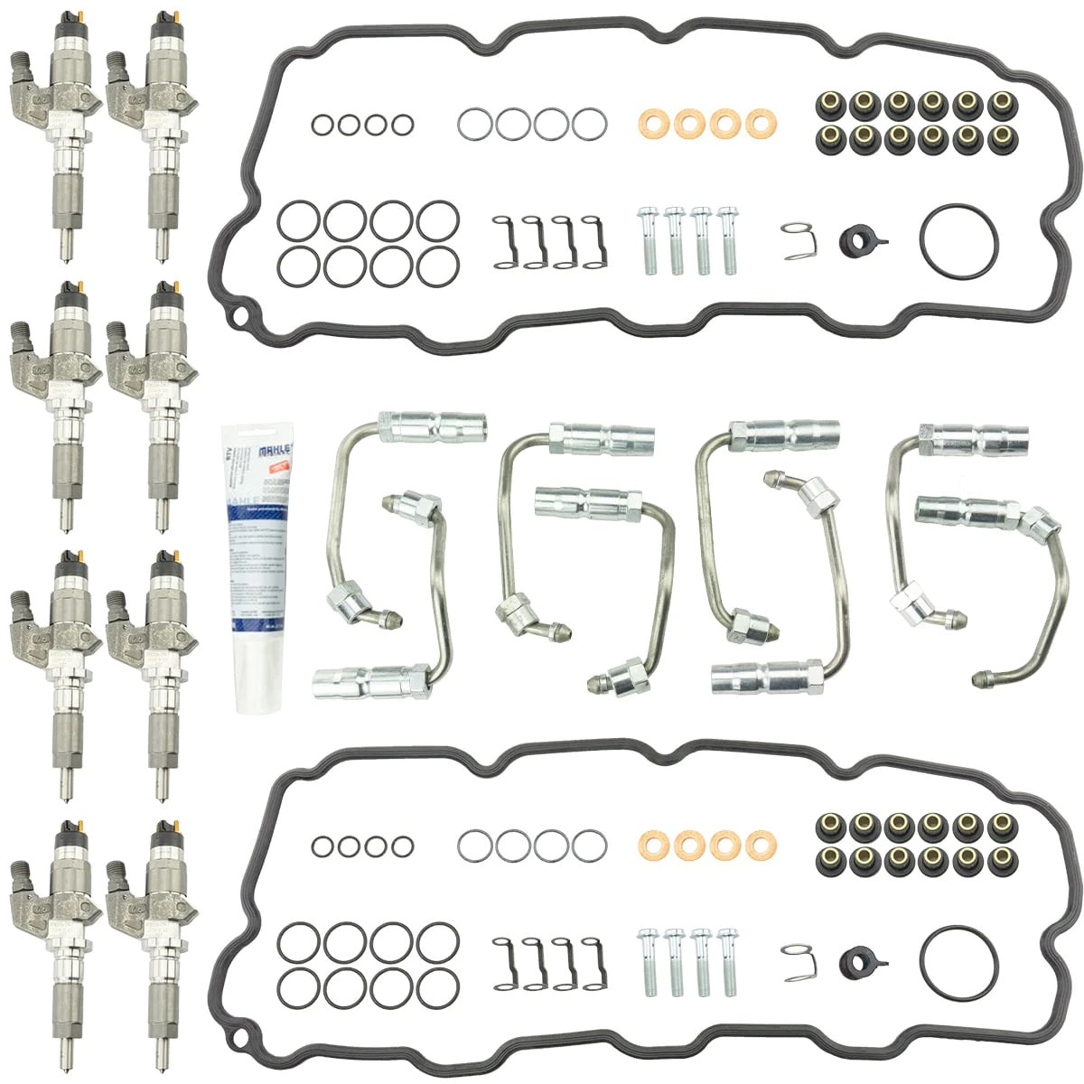 Industrial 412603 Stock Reman Injectors with Install Kit | 2001-2004 GM Silverado/Sierra 2500HD/3500HD 6.6L Duramax LB7