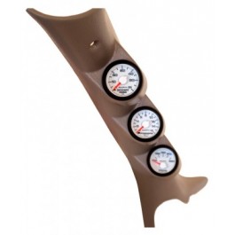 Autometer 7099 Factory Match Triple Gauge Pillar | 2003-2009 Dodge RAM 2500/3500 5.9L/6.7L Cummins