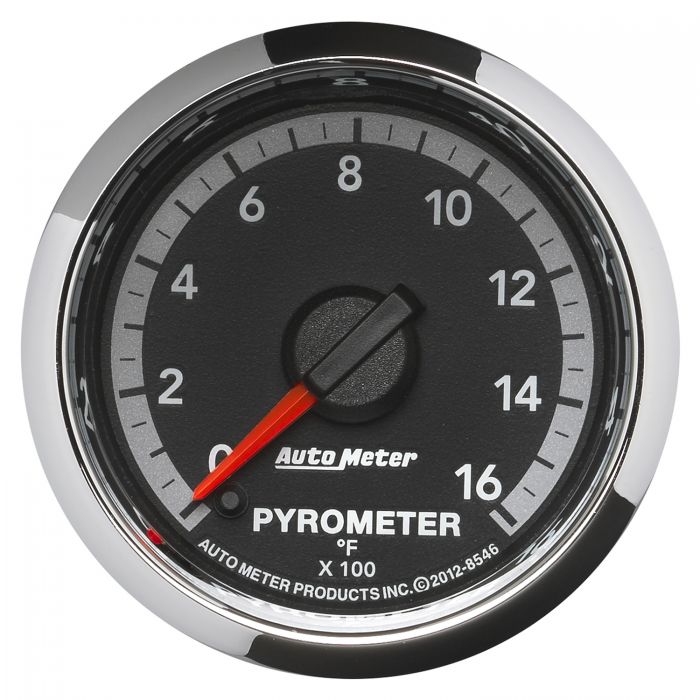 AutoMeter 8546 Dodge RAM Factory Match 2-1/16 inch 0-1600F Pyrometer Kit | 2009-2018 Dodge RAM 2500/3500