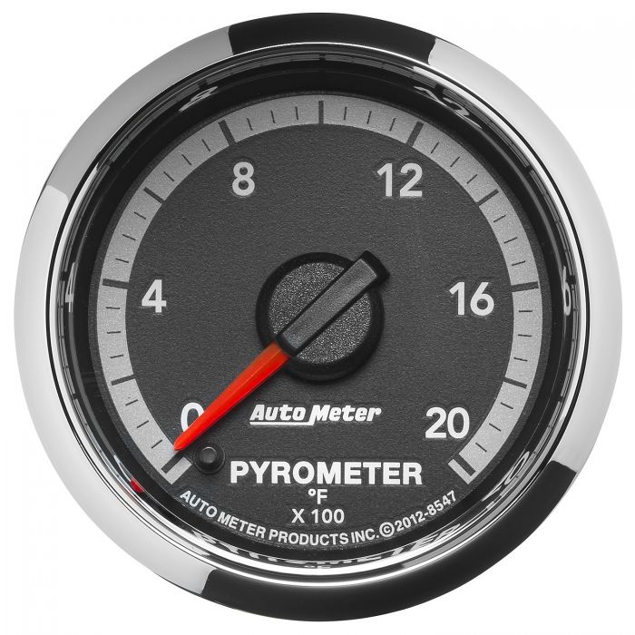 AutoMeter 8547 Dodge RAM Factory Match 2-1/16 inch 0-2000F Pyrometer Kit | 2009-2018 Dodge RAM 2500/3500