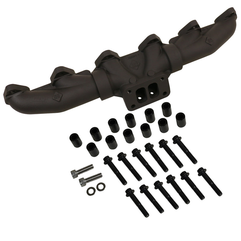 BD Diesel 1045948 Pulse Exhaust Manifold for Stock T3 Turbo | 1988-1998 Dodge RAM 2500/3500 5.9L 12V Cummins