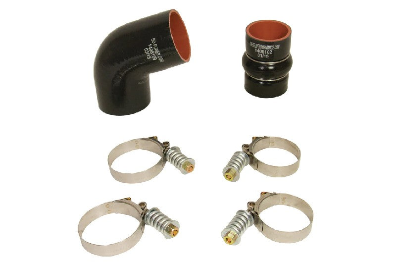 BD Diesel 1046277 Intercooler Hose & Clamp Kit | 2006-2010 GM Silverado/Sierra 2500HD/3500HD 6.6L Duramax