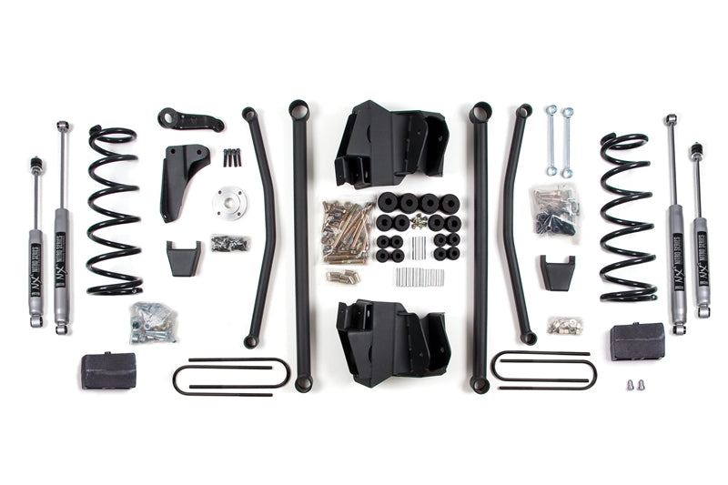 BDS 636H 6 inch Long Arm Lift Kit with NX2 Shocks & Rear Block Kit | 2008 Dodge RAM 2500/3500 6.7L Cummins 4WD with 3.5 inch Axle