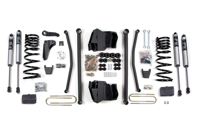 BDS 641FS 8 inch Long Arm Lift Kit with FOX Shocks & Rear Block Kit | 2008 Dodge RAM 2500/3500 6.7L Cummins 4WD with 4 inch Axle / AT