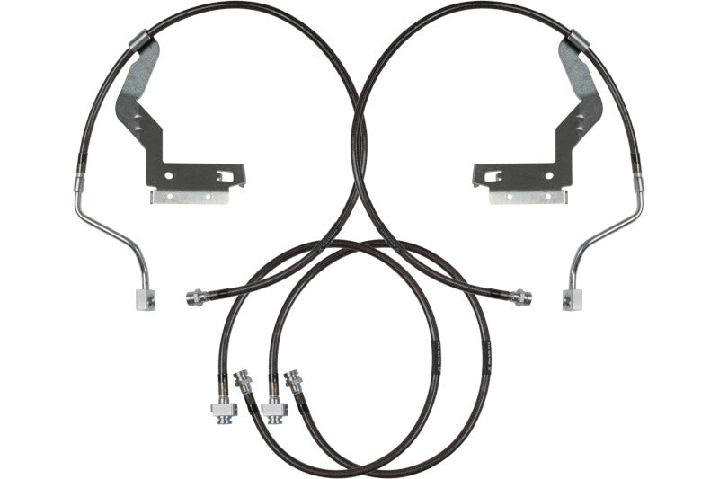 Carli CS-FORDBBL-11 SS Extended Brake Lines | 2011-2016 Ford F250/F350 Powerstroke 4WD