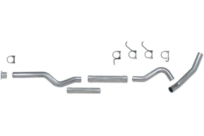 Diamond Eye K4110S-RP 4 inch Stainless Steel Cat-Back Single Exit Straight Pipe No Tip Exhaust | 2004.5-2005 GM Silverado/Sierra 2500HD/3500HD 6.6L Duramax LLY