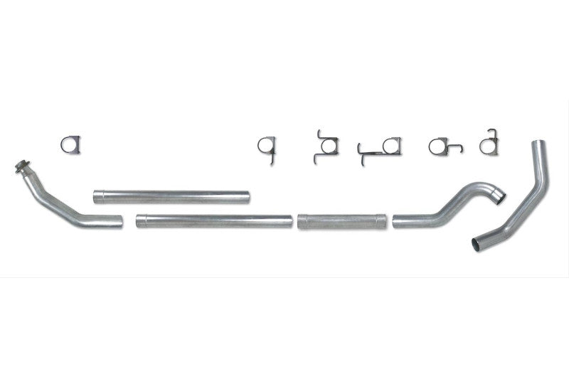 Diamond Eye K4212S-RP 4 inch Stainless Steel Turbo Back Straight Pipe No Tip Exhaust | 1998.5-2002 Dodge RAM 2500/3500 5.9L 24V Cummins
