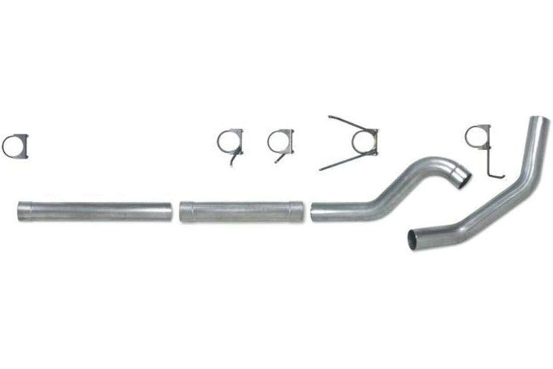 Diamond Eye K4234A-RP 4 inch Aluminized Cat Back Straight Pipe No Tip Exhaust | 2004.5-2007 Dodge RAM 2500/3500 5.9L Cummins