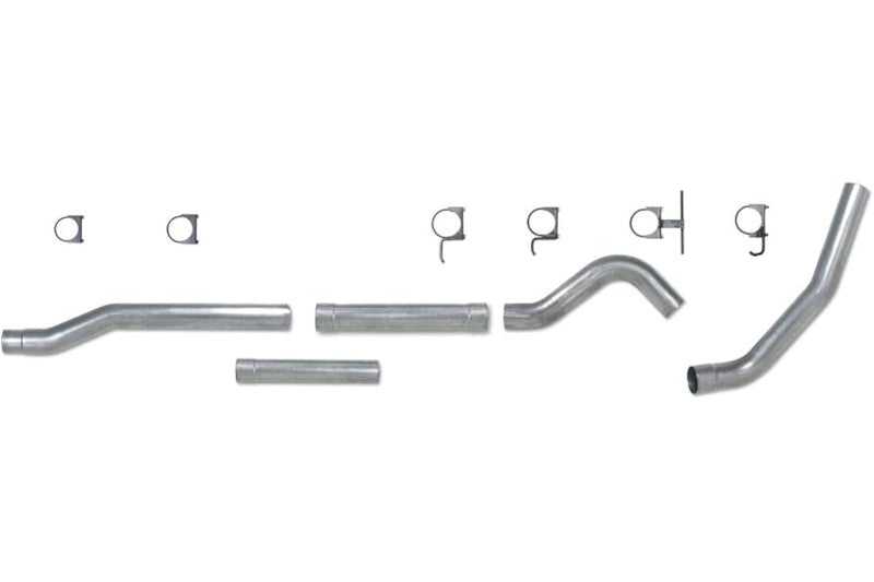 Diamond Eye K4338A-RP 4 inch Aluminized Cat-Back Single Exit Straight Pipe No Tip Exhaust | 2003-2007 Ford F250/F350 6.0L Powerstroke