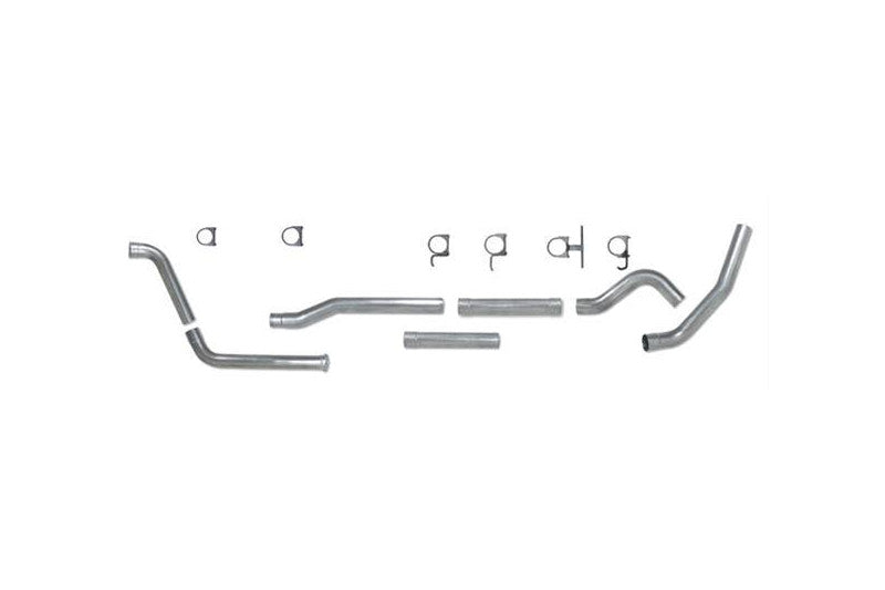 Diamond Eye K4354A-RP 4 inch Aluminized Cat-Back Single Exit Straight Pipe No Tip Exhaust | 2003-2005 Ford F250/F350 6.0L Powerstroke