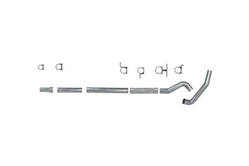 Diamond Eye K5316A-RP 5 inch Aluminized Cat Back Single Exit Staight Pipe No Tip Exhaust | 1994-1997 Ford F250/F350 7.3L Powerstroke