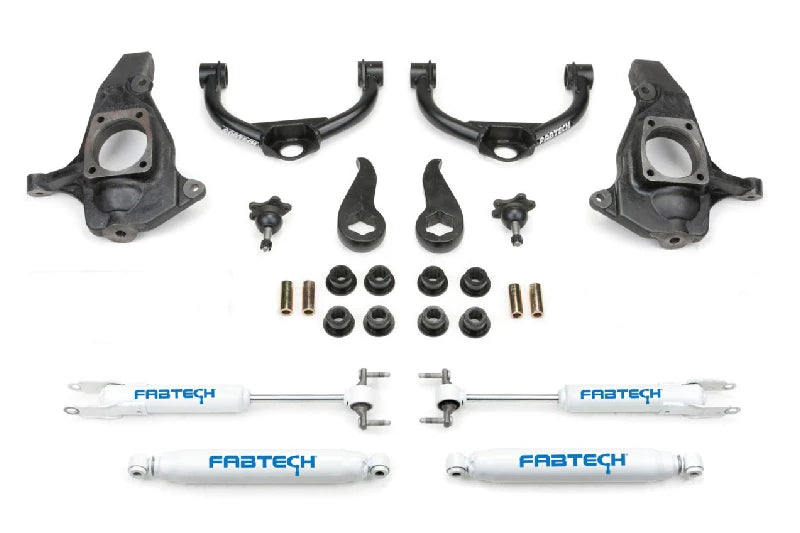 Fabtech K1055 4 Ultimate System with Ball Joint UCA | 2011-2016 GM Silverado/Sierra 2500HD/3500HD