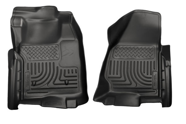 Husky 18711 Front Floor Liners | 2011-2012 Ford F250/F350