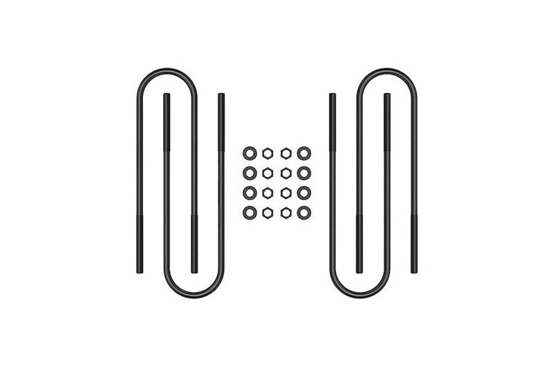 ICON 37001 Front Semi Round U-Bolt Kit | 2000-2004 Ford F250/F350
