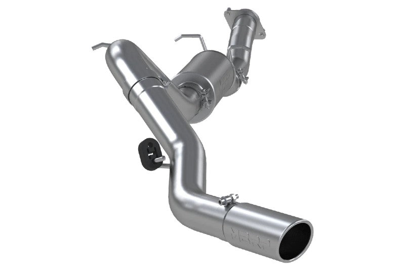 MBRP S5078AL 3.5 inch Cat Back Aluminized Exhaust System Single Side | 2007-2010 GM Silverado/Sierra 2500HD 6.0L Extended Cab/Crew Cab Short Bed