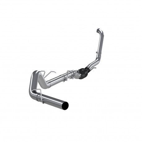 MBRP S6212SLM 4 inch Turbo Back Single Side Exit No Muffler Aluminzed Steel | 2003-2007 Ford F250/F350 6.0L Powerstroke