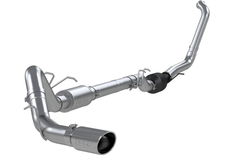 MBRP S6240409 4 inch Turbo Back Single Side Exit T409 Stainless Exhaust System | 2003-2007 Ford F250/F350 6.0L Powerstroke