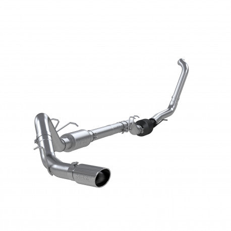 MBRP S6240AL 4 inch Turbo Back Aluminized Single Side Exit Exhaust | 2003-2007 Ford F250/F350 6.0L Powerstroke