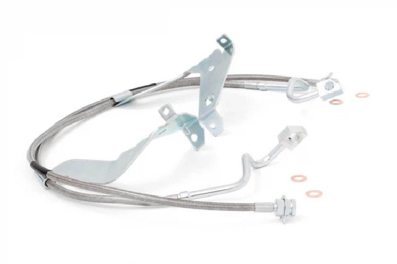 Rough Country 89710 Front Extended Brake Lines for 4-6 inch Lifts | 2008-2015 Ford F250/F350 Powerstroke