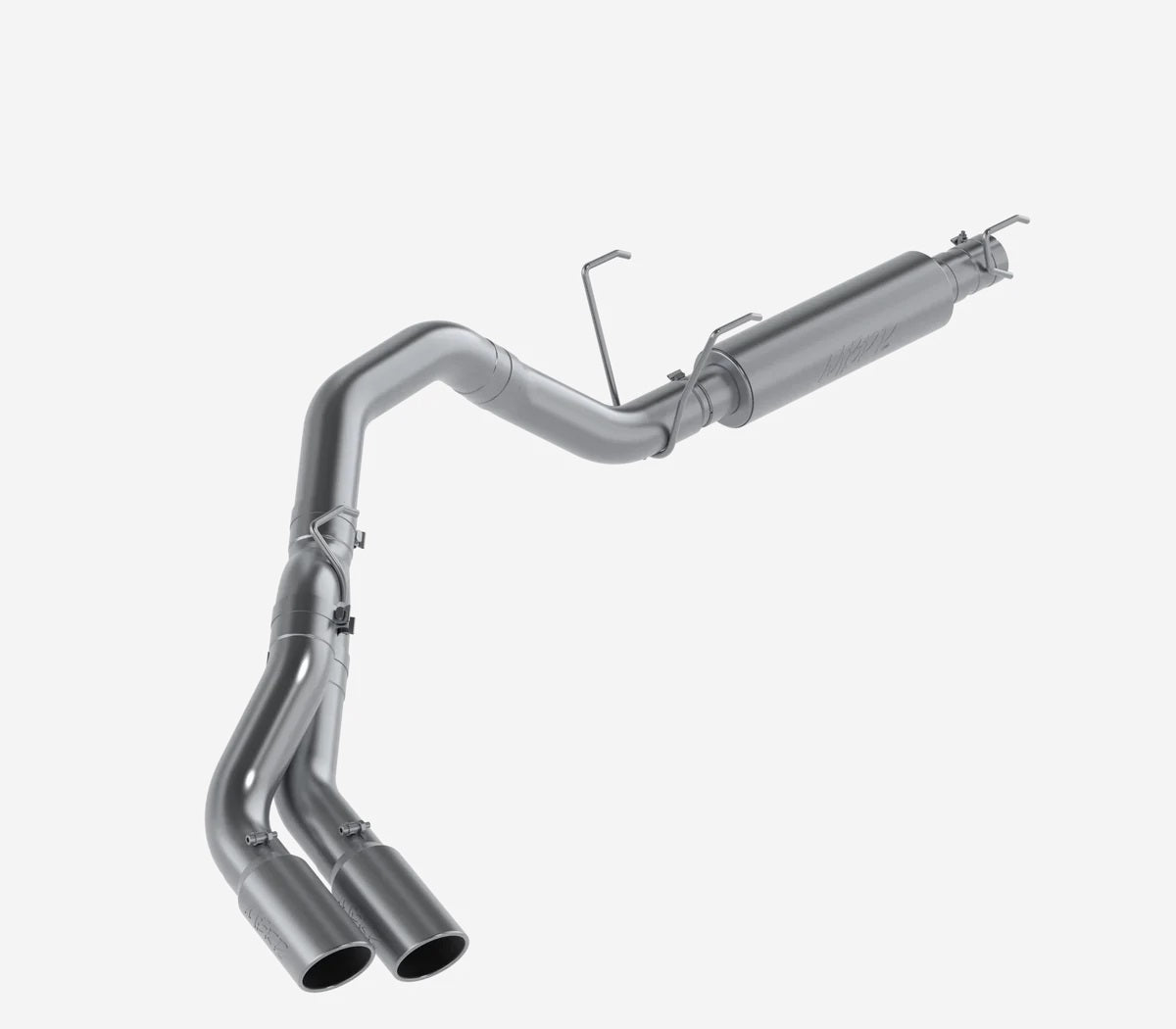 MBRP S5150AL 4 inch Cat Back Aluminzed Single Side Dual Exhaust System | 2014-2025 RAM 2500/3500 6.4L HEMI