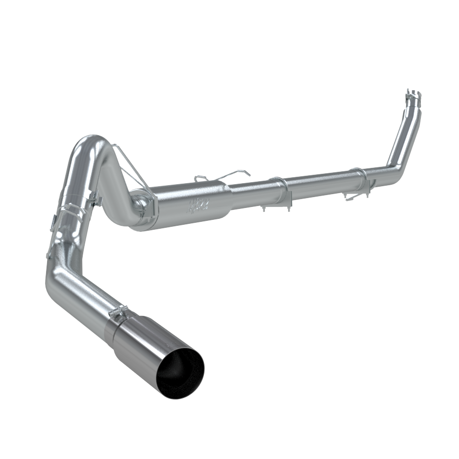 MBRP S6100304 4 inch Turbo Back T304 Stainless Single Side Exit Exhaust | 1998-2002 Dodge RAM 2500/3500 5.9L Cummins