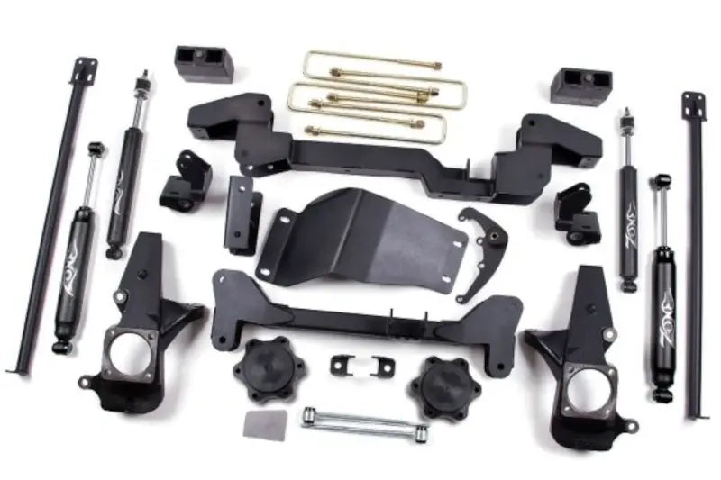 Zone Offroad C4N 6 inch Suspension Lift Kit | 2001-2010 GM Silverado/Sierra 2500HD/3500HD 6.6L Duramax