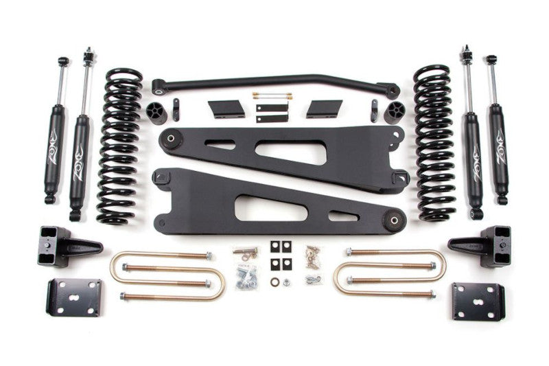 Zone Offroad Ford F25-F26-F27-F28 4 inch Radius Arm Suspension System | 2011-2015 Ford F250/F350 Powerstroke 4WD