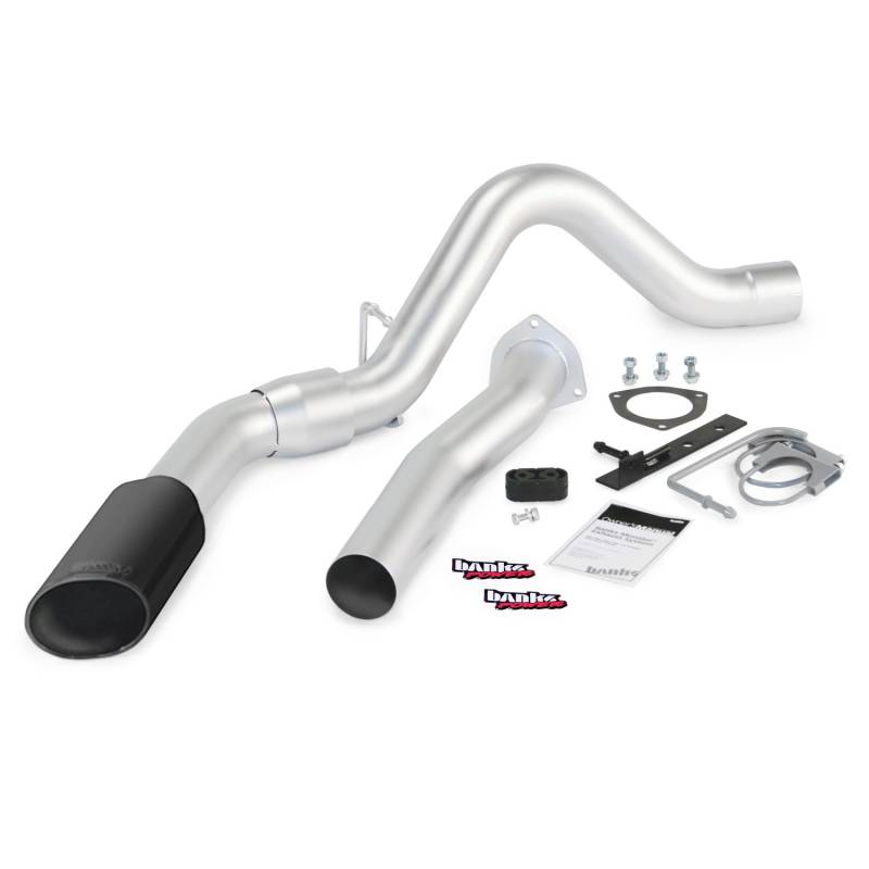 Banks 47784-B 4 inch DPF-Back Exhaust Kit with Black Tip | 2007-2010 GM Silverado/Sierra 2500HD/3500HD 6.6L Duramax