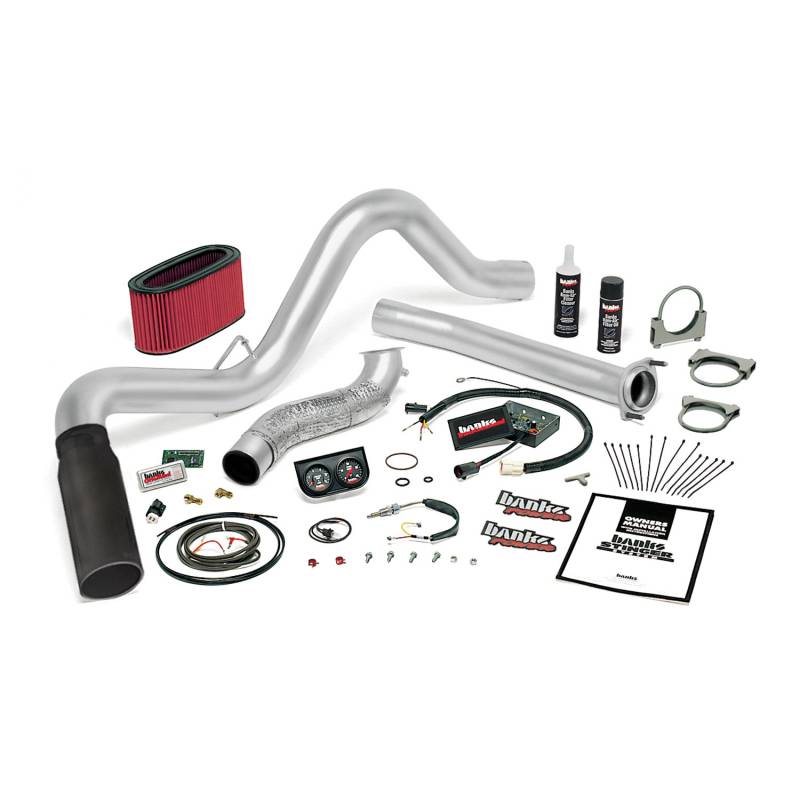 Banks 48558-B Stinger System with Single Exhaust & Black Tip | 1995.5-1997 Ford F250/F350 7.3L Powerstroke
