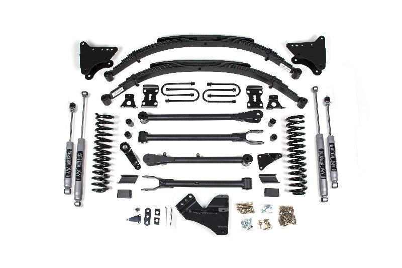 BDS 593H 4 inch 4-Link Lift Kit with NX2 Nitro Shocks & Leaf Springs | 2011-2016 Ford F250/F350