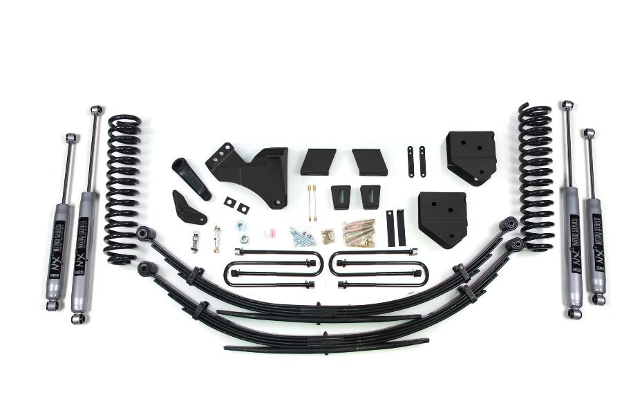 BDS 594H 6 inch Lift Kit with NX2 Nitro Shocks - Factory 2 inch Rear Block Lift | 2011-2016 Ford F250/F350