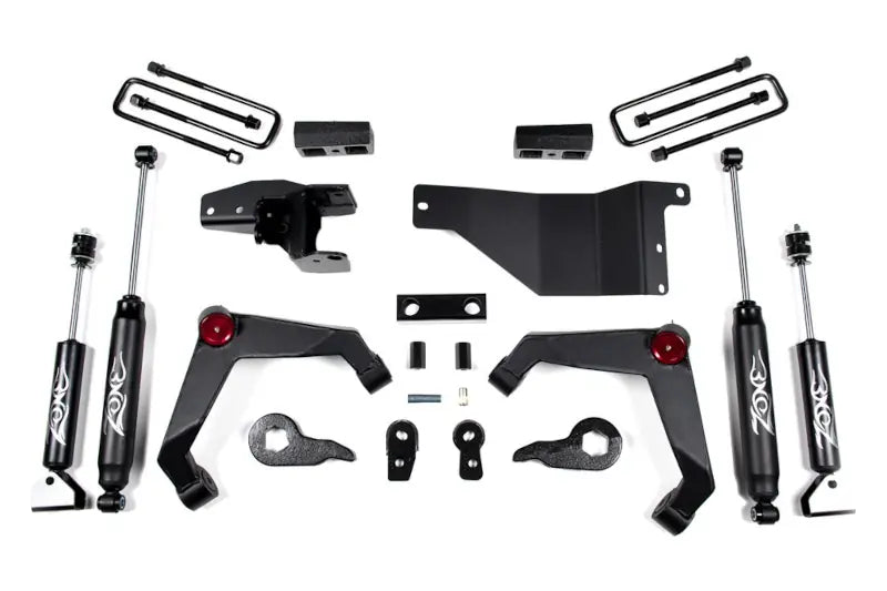 Zone Offroad C32N 3 inch Adventure Series Leveling Kit - Nitro Shocks, FK/FF Codes | 2001-2010 GM Silverado/Sierra 2500HD/3500HD