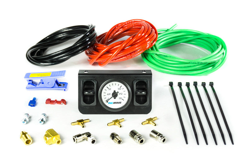 PacBrake HP10124 Paddle Valve In Cab Control Kit Dash Switches for Independent Activation | Universal