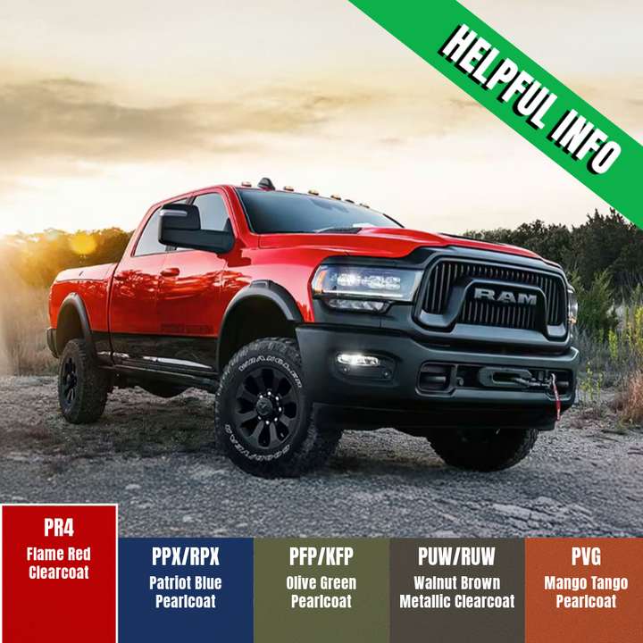 The Ultimate Guide to Dodge Ram 2500-3500 Paint Codes, 1998.5-2024: A ...
