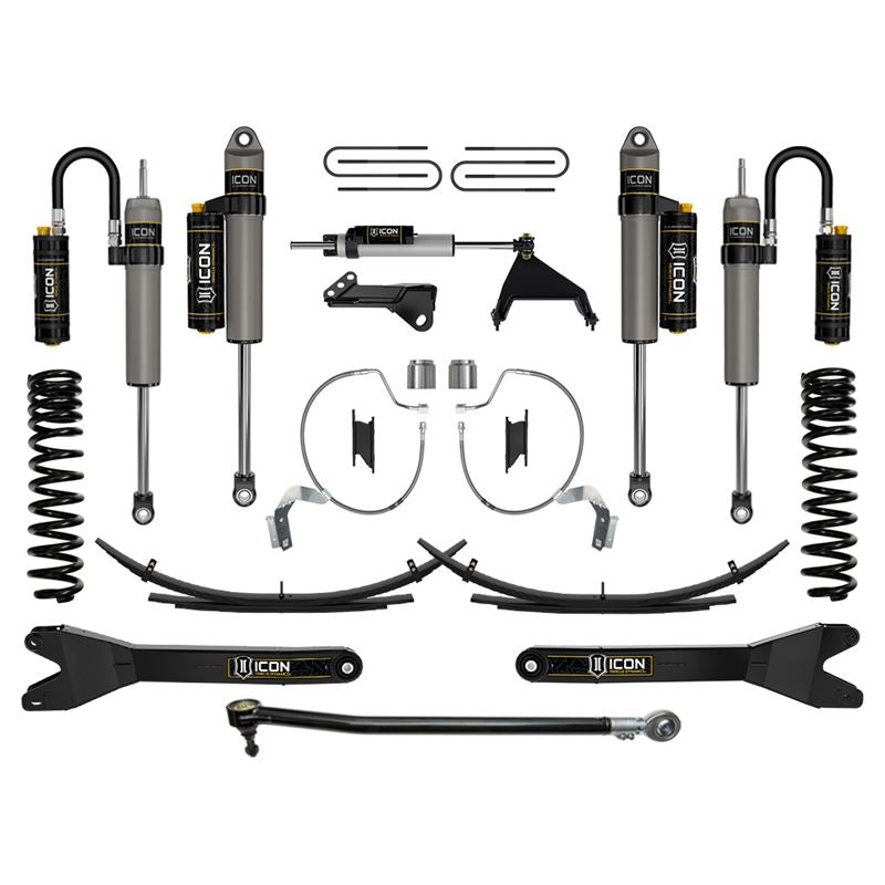 ICON K65904RL 4.5" Lift Stage 5 Suspension System Kit w/ Radius Arms & Expansion Packs | 2023-2025 Ford F250/F350 Super Duty DIESEL