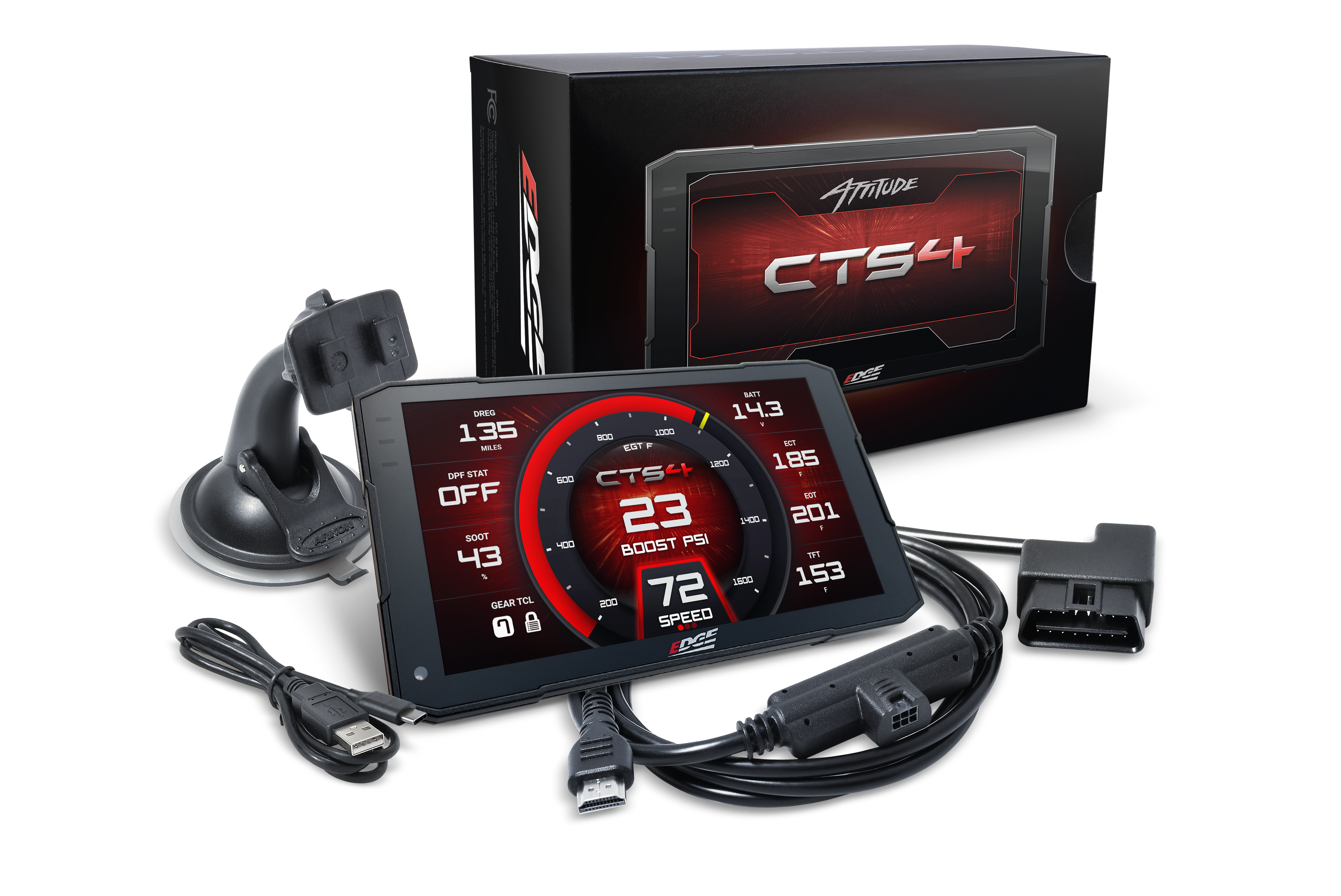 Edge 31503-4 Juice w/ Attitude CTS4 | 2004.5-2005 Dodge RAM 2500/3500 5.9 Cummins