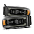 AlphaRex 880569 LUXX Series Alpha Black LED Projector Headlights | 2003-2005 Dodge RAM 2500/3500