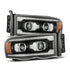 AlphaRex 880570 PRO Series Black Halogen Projector Headlights | 2003-2005 Dodge RAM 2500/3500