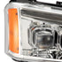 AlphaRex 880255 NOVA Series Chrome LED Projector Headlights | 2003-2006 GM Chevrolet Silverado 2500HD/3500HD