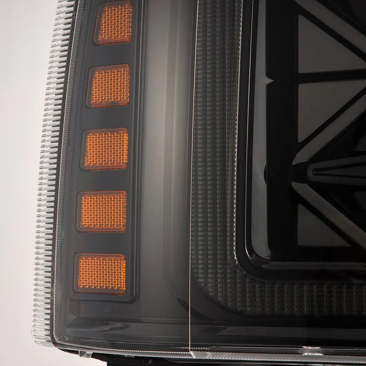 AlphaRex 880316 LUXX Series Alpha Black LED Projector Headlights | 2005-2007 Ford F250/F350 Super Duty