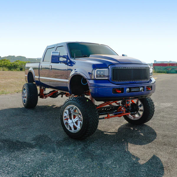 AlphaRex 880319 NOVA Series Black LED Projector Headlights | 2005-2007 Ford F250/F350