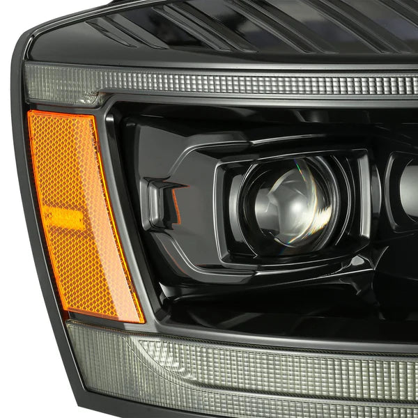 AlphaRex 880533 LUXX Alpha Black LED Headlights | 2006-2009 Dodge RAM 2500/3500