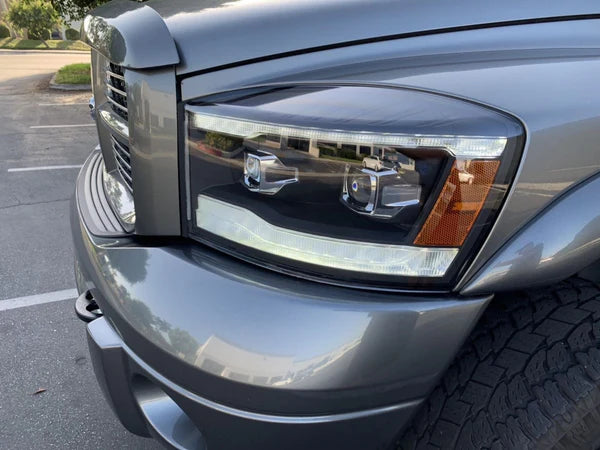 AlphaRex 880533 LUXX Alpha Black LED Headlights | 2006-2009 Dodge RAM 2500/3500