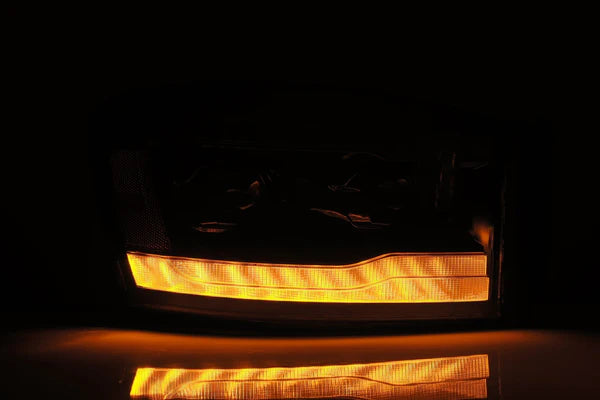 AlphaRex 880533 LUXX Alpha Black LED Headlights | 2006-2009 Dodge RAM 2500/3500