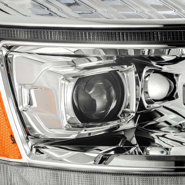 AlphaRex 880534 LUXX Chrome LED Headlights | 2006-2009 Dodge RAM 2500/3500